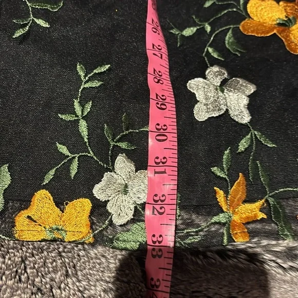 ECI New York Embroidered Floral Mesh Overlay Swing sleeveless party Dress - Picture 9 of 13